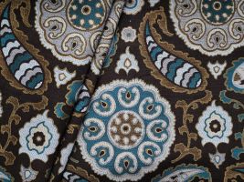 Artisan Turquoise Upholstery Fabric - ships separately