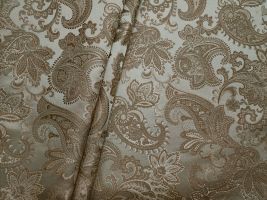 Novel Dumas Parchment Drapery / Upholstery Fabric