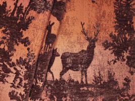 Elk River Sunset Upholstery Fabric