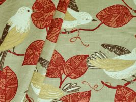 Songbird Paprika Drapery / Upholstery Fabric