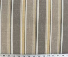 Brady Stripe Putty Fabric - Indoor/Outdoor