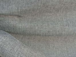 Vintage Linen / Burlap Silver Fabric