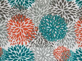 Premier Prints Blooms Pacific Indoor / Outdoor Fabric