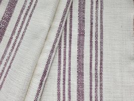 Hobiestripe Boysenberry Upholstery Fabric