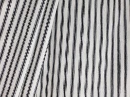 Woven Ticking 93 Black by Covington Fabric