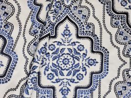 P Kaufmann Kashan Cobalt Drapery Fabric