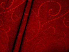 Katz Kaitn Red Textured Velvet Upholstery Fabric - ships separately