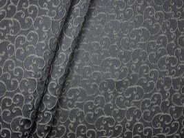 Novel Lawrence Slate Drapery / Upholstery Fabric