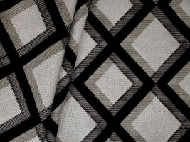 Plinko Graphite Upholstery Fabric