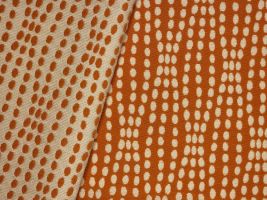 Waverly Strands Tiger Lily Upholstery Fabric - ships separately
