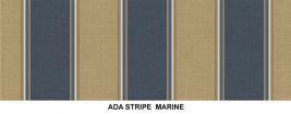 Ada Stripe Marine Fabric - Indoor/Outdoor