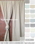 Farmhouse+Ticking+Stripe+Overall+Buckle+Tab+Top+Curtains+or+Valance+-+Made+to+Order
