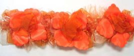 Flower Trim -  Bright Orange 3"