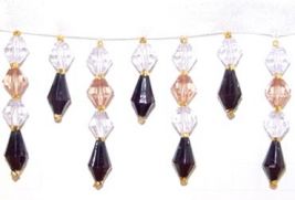Beaded Fringe Jewel - Onyx