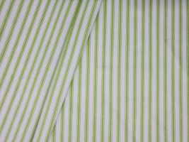 Covington New Woven Ticking Island Green 251 Drapery Fabric