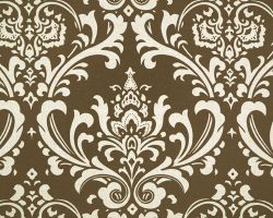 Ozborne Chocolate / Linen Fabric