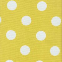Polka Dot Yellow Fabric - Indoor/Outdoor
