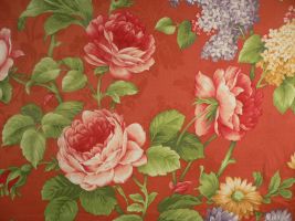 Roseville Tangerine Fabric