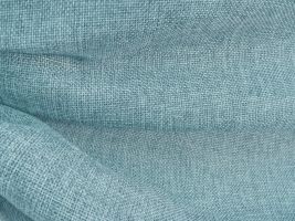 Vintage Linen / Burlap Baby Blue Fabric