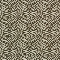 Little Tiger Chocolate / Linen Fabric