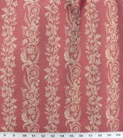 Natalie Stripe Raspberry Fabric