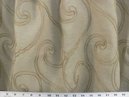 Natural Swirl Linen Fabric