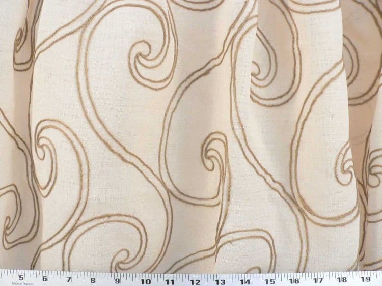 Hemp Drapery Upholstery Fabric Linen-Like Gauze Rustic Drapery Sheer Solid 