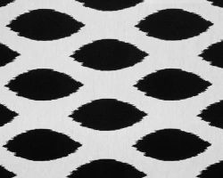 Chipper Black / White Fabric