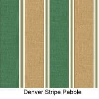 Denver Stripe Pebble Fabric - Indoor/Outdoor