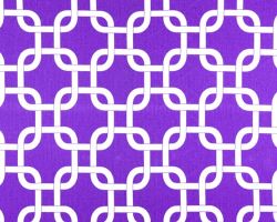 Gotcha Candy Purple / White Twill Fabric