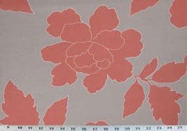 New Peony Coral - Indoor/Outdoor Fabric