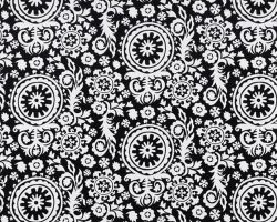 Royal Black / White
