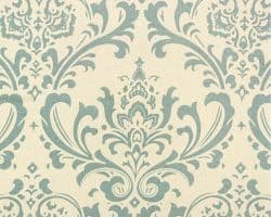 Traditions Village Blue Fabric / Natural