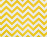 Zig Zag Corn Yellow Slub Fabric