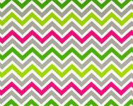 Zoom Zoom Chartreuse Fabric / Candy Pink