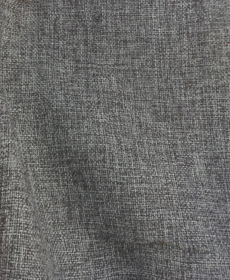 Pre shrunk Charcoal  Linen Cotton Blend Upholstery  Fabric 