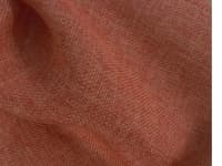 Vintage Linen / Burlap Dark Orange Fabric