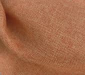 Vintage Linen / Burlap Orange Fabric