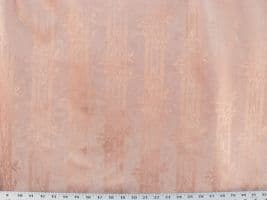 Moire Floral Stripe Apricot Fabric