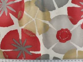 Pure Petals Coral Fabric