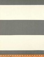 Cabana Stripe Onyx Dark Grey / Natural Fabric