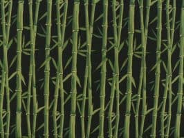Terrasol Bamboo Black Fabric - Indoor / Outdoor