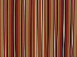 Terrasol Hombre Stripe Chili Pepper Fabric - Indoor / Outdoor