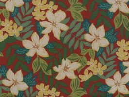 Terrasol Kona Red Fabric - Indoor / Outdoor