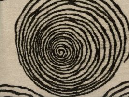 Big Swirl Chocolate Fabric - ships separately