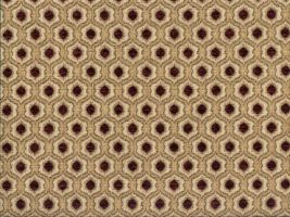 Saxon 3567 Geo Crimson Fabric