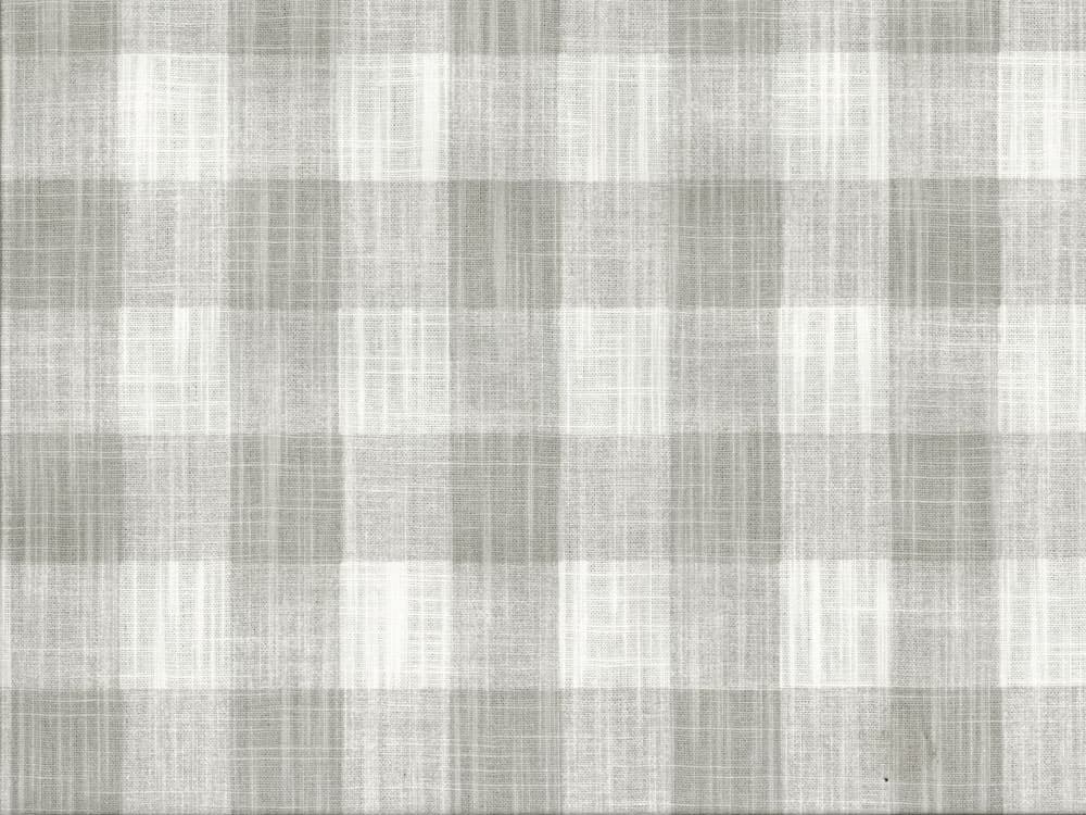 Ivory Slub Canvas Fabric, Buffalo Plaid Curtain Material