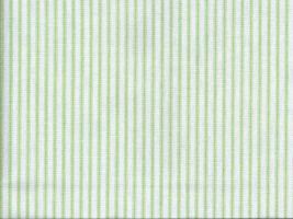 Premier Prints Classic Farmhouse Ticking Stripe Fabric Kiwi / White