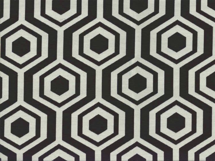 Upholstery Fabric by the Yard Gray Honeycomb Pattern