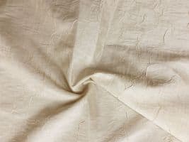 Imperial Crease Faux Silk Fabric Natural - ships separately